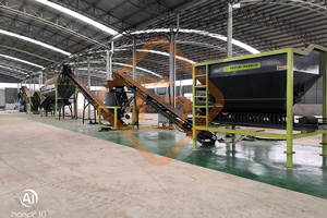 鸡粪有机肥生产线